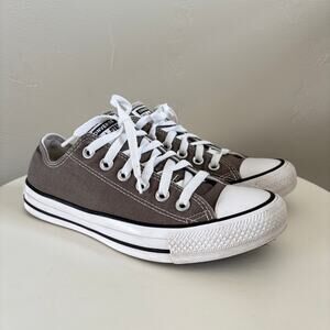 Converse Chuck Taylor All Star Low Top Sneakers Grey - Size: 7